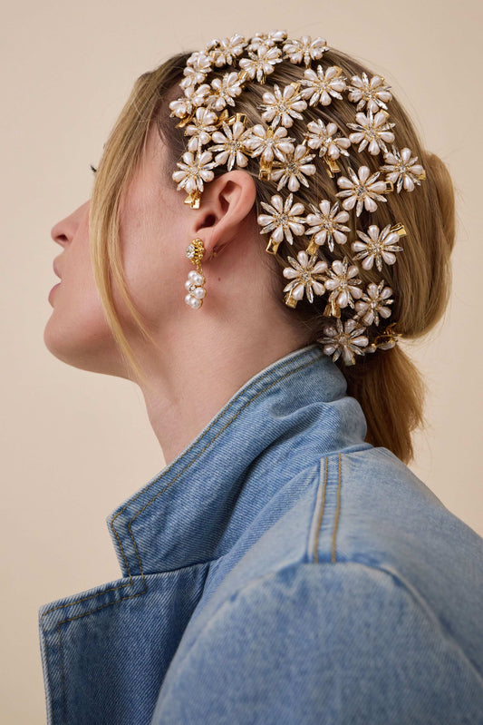 Annie Pearl and Crystal Clip