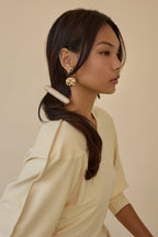 T3 x Lelet NY Crystal Pave Bar Barrette  GEMMACHIC