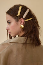 Glossy Bar Barrette  GEMMACHIC