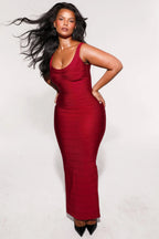 THE OG Ruby Bandage Maxi Dress  GEMMACHIC