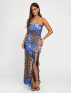 THEO MAXI DRESS - MULTI : LEOPARD  GEMMACHIC