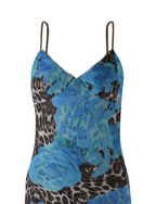 JULIANNA DRESS - BLUE : LEOPARD  GEMMACHIC