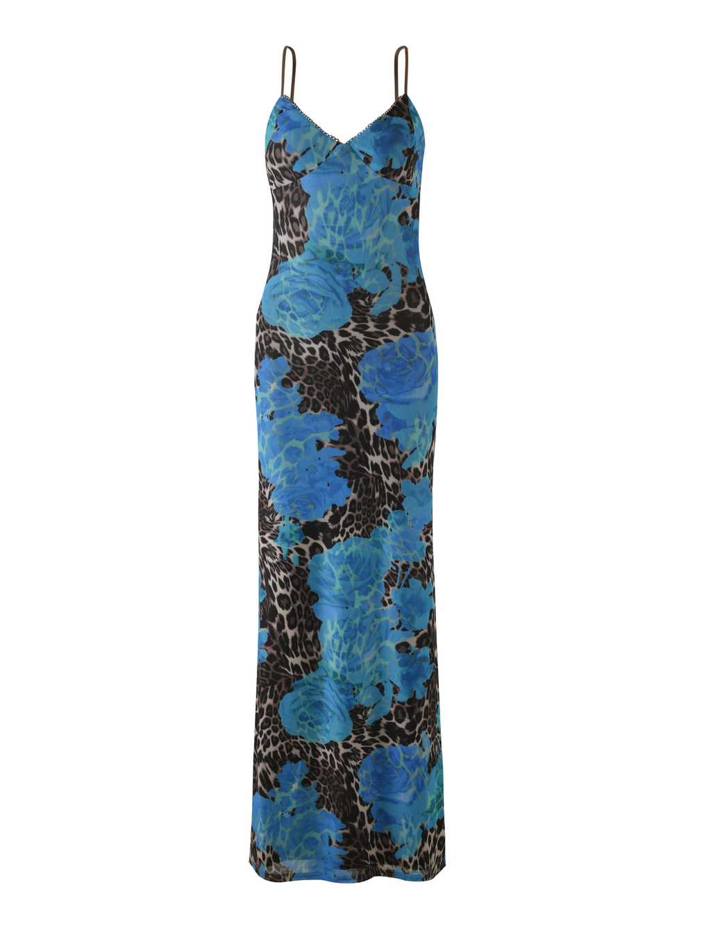 JULIANNA DRESS - BLUE : LEOPARD  GEMMACHIC