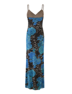 JULIANNA DRESS - BLUE : LEOPARD  GEMMACHIC