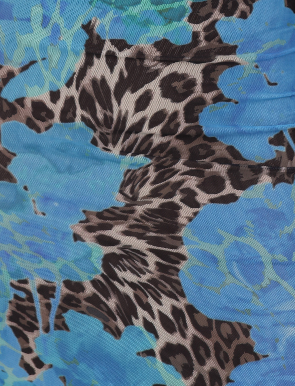 JULIANNA DRESS - BLUE : LEOPARD  GEMMACHIC