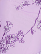 JULIANNA DRESS - PURPLE : FLORAL : PURPLE CERAMIC FLORAL  GEMMACHIC