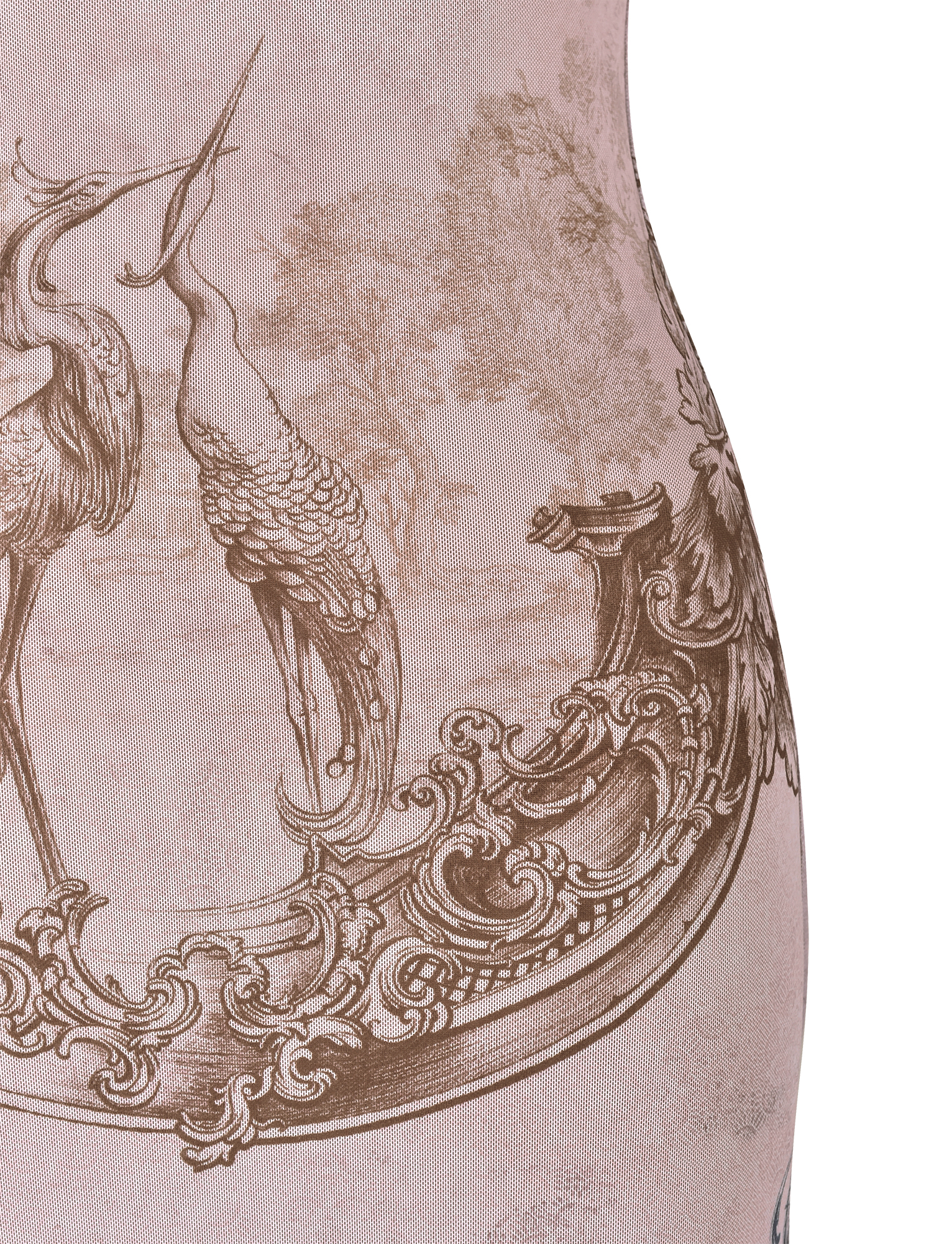 JULIANNA DRESS - MULTI : COLLAGE : CRANES  GEMMACHIC