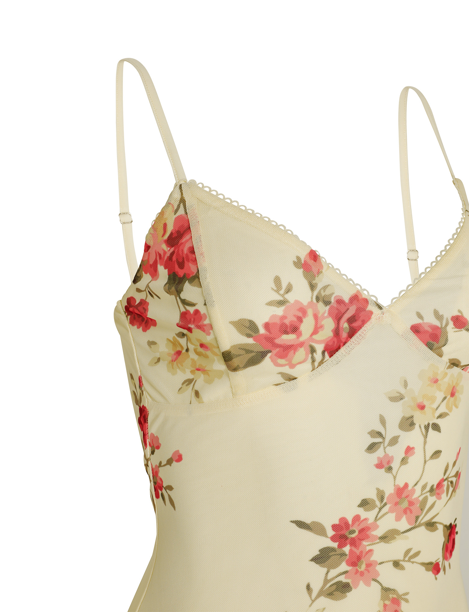 JULIANNA DRESS - YELLOW : MACRO FLORAL : POP FLORAL  GEMMACHIC