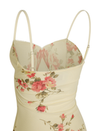 JULIANNA DRESS - YELLOW : MACRO FLORAL : POP FLORAL  GEMMACHIC