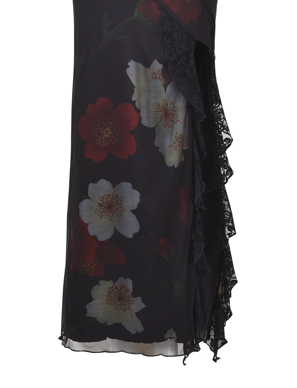 THEO MAXI DRESS - RED : MACRO FLORAL  GEMMACHIC