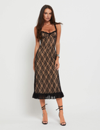 DEJA DRESS - BLACK : LACE  GEMMACHIC