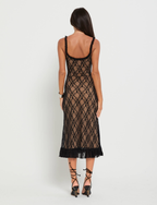 DEJA DRESS - BLACK : LACE  GEMMACHIC