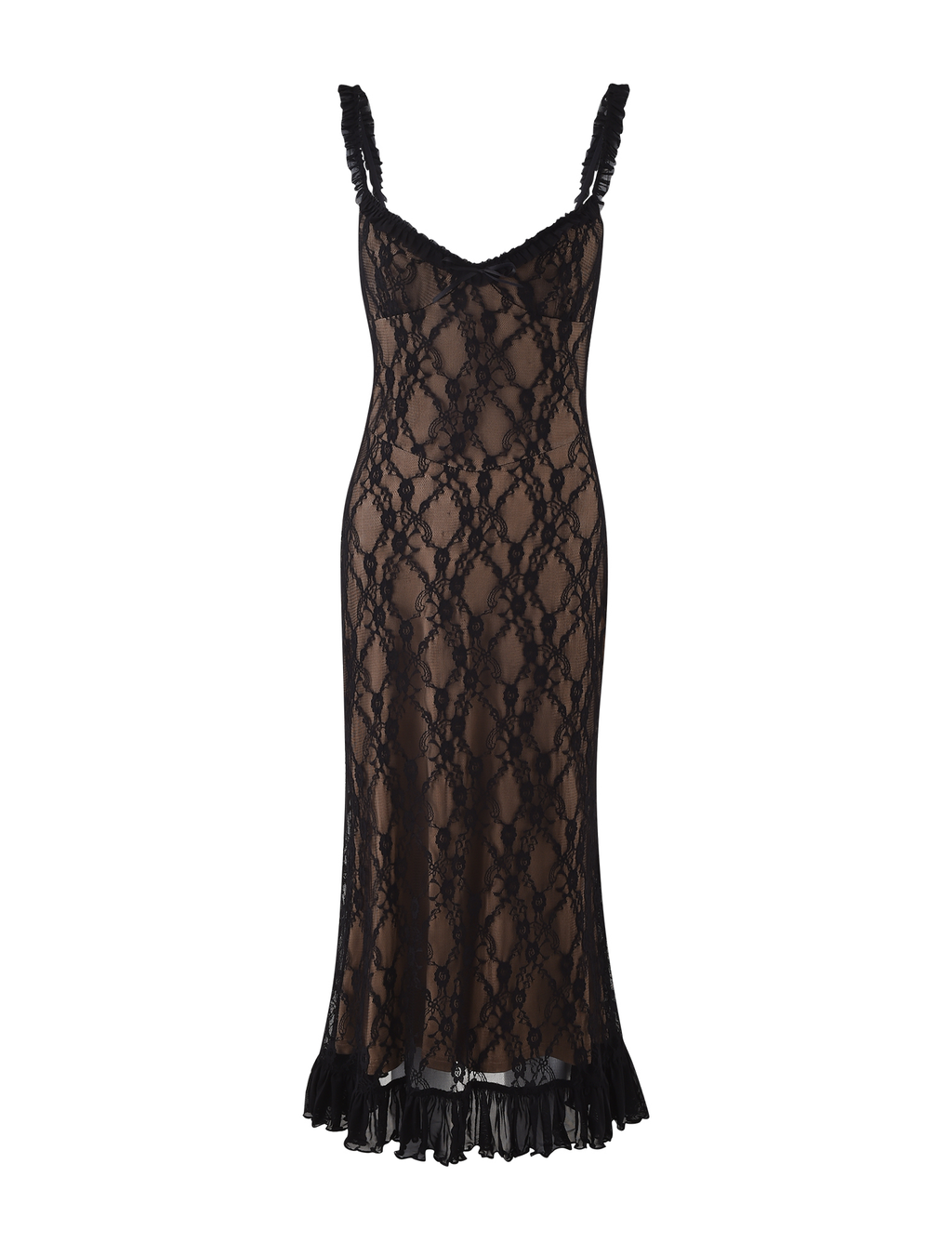 DEJA DRESS - BLACK : LACE  GEMMACHIC