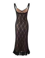DEJA DRESS - BLACK : LACE  GEMMACHIC