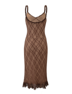DEJA DRESS - BROWN LACE  GEMMACHIC