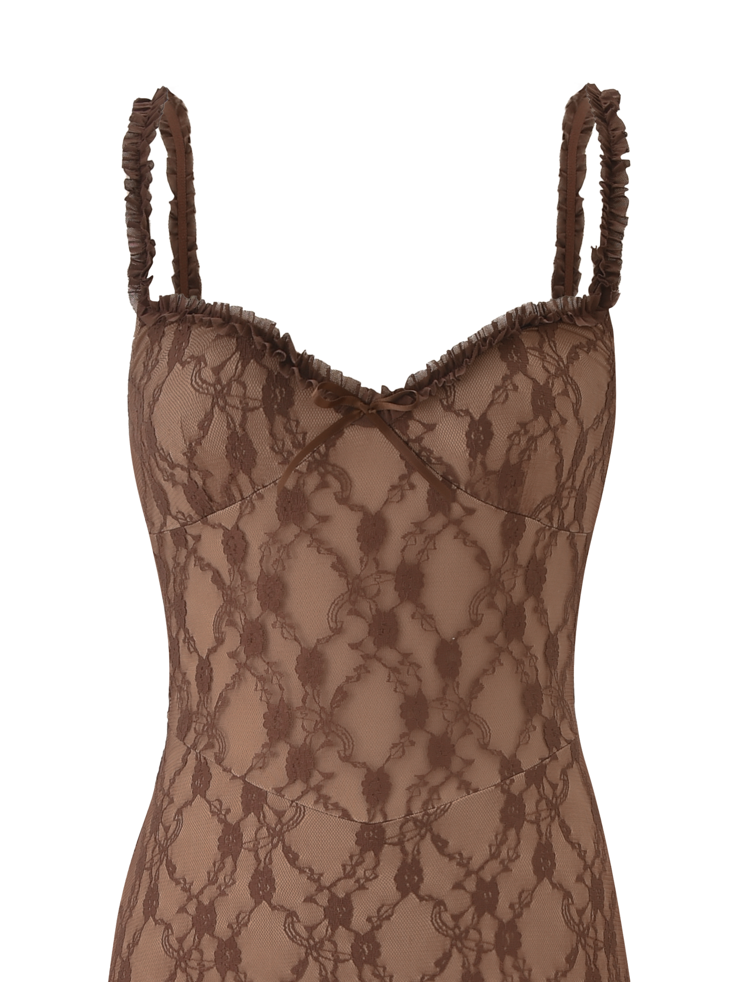 DEJA DRESS - BROWN LACE  GEMMACHIC