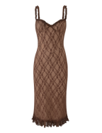 DEJA DRESS - BROWN LACE  GEMMACHIC