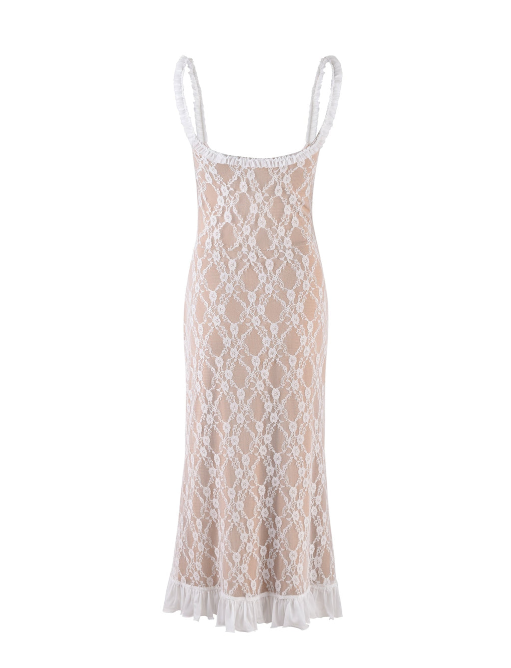 DEJA DRESS - WHITE : LACE  GEMMACHIC