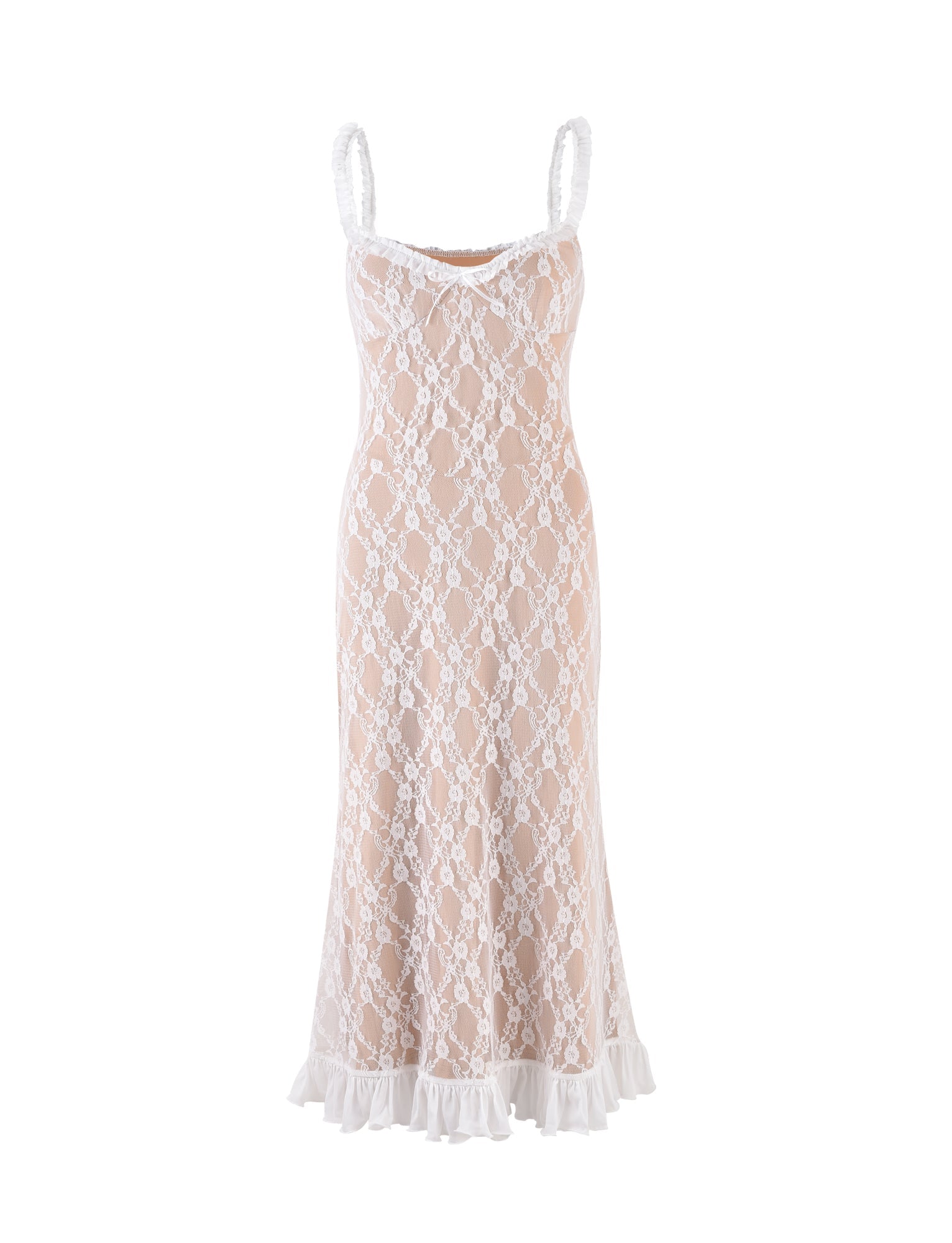 DEJA DRESS - WHITE : LACE  GEMMACHIC