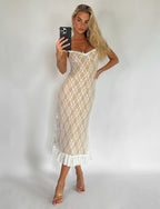 DEJA DRESS - WHITE : LACE  GEMMACHIC