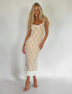 DEJA DRESS - WHITE : LACE  GEMMACHIC