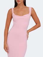 ZITA DRESS - PINK : BABY PINK  GEMMACHIC