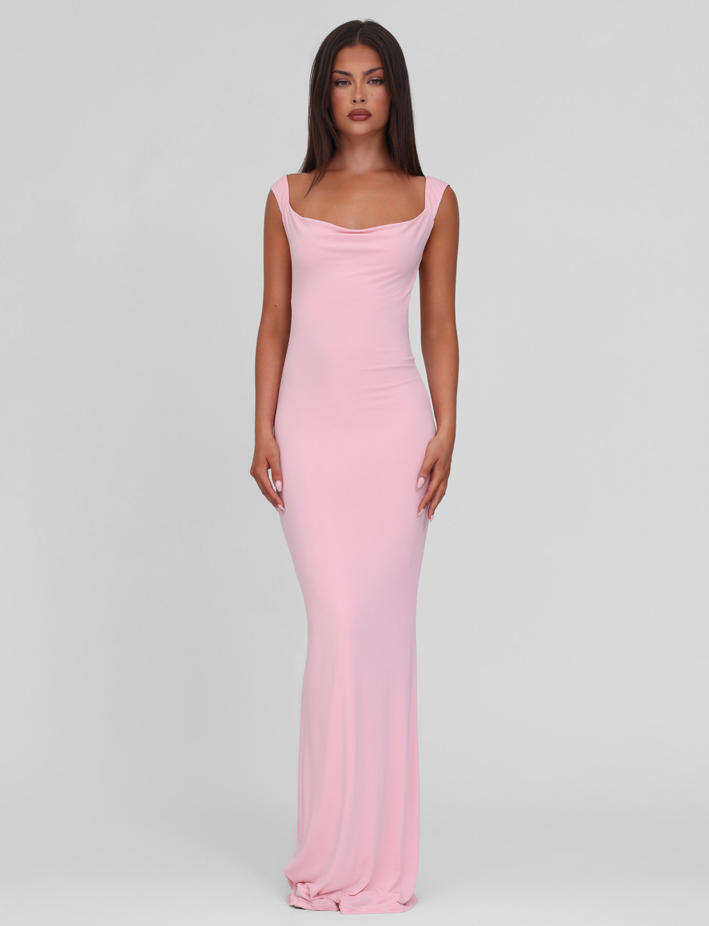ZITA DRESS - PINK : BABY PINK  GEMMACHIC
