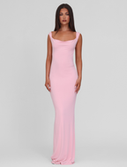 ZITA DRESS - PINK : BABY PINK  GEMMACHIC