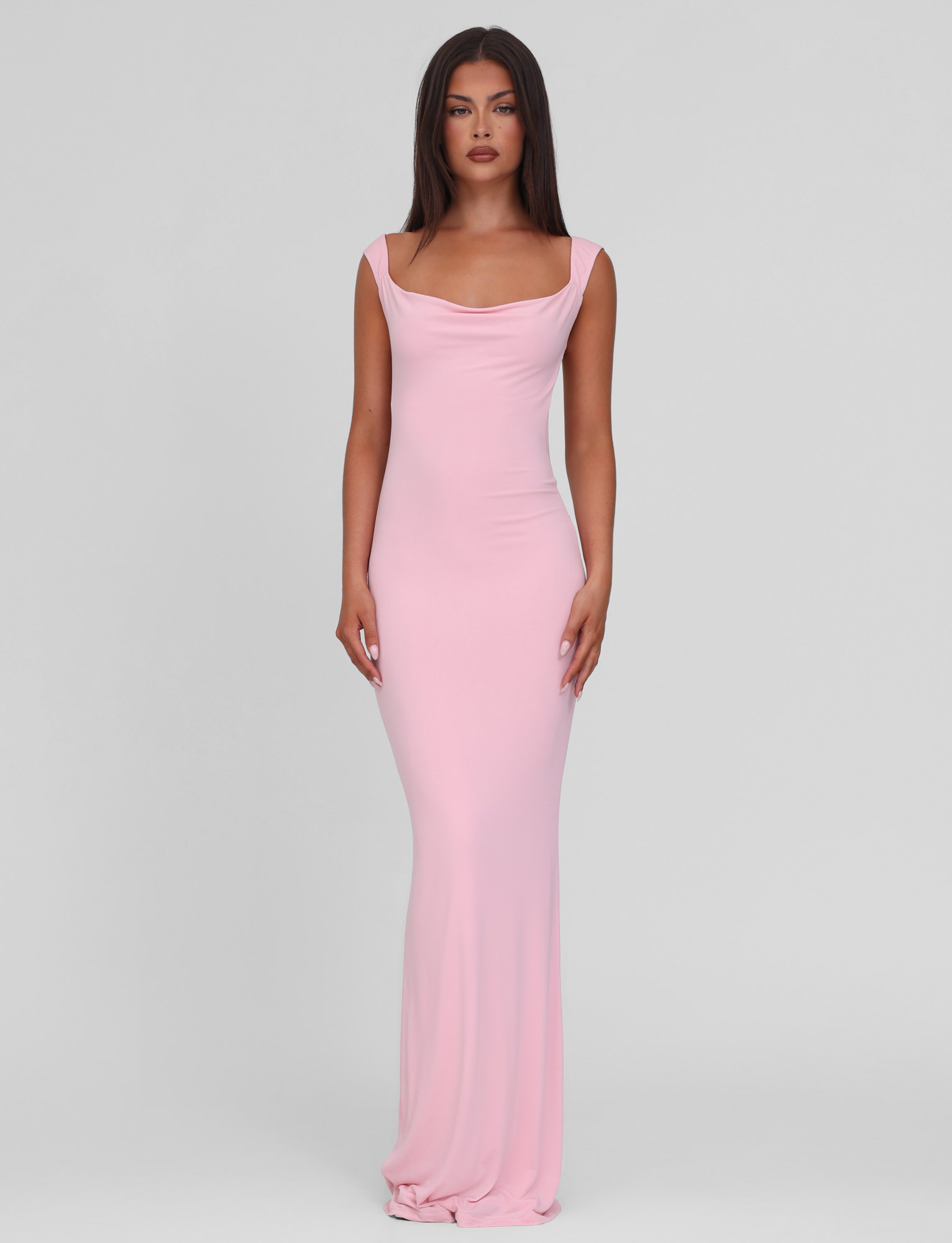 ZITA DRESS - PINK : BABY PINK  GEMMACHIC