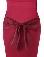 ZITA DRESS - RED : SALSA : DEEP RED  GEMMACHIC
