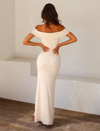 DENALI MAXI DRESS - WHITE : BONE  GEMMACHIC