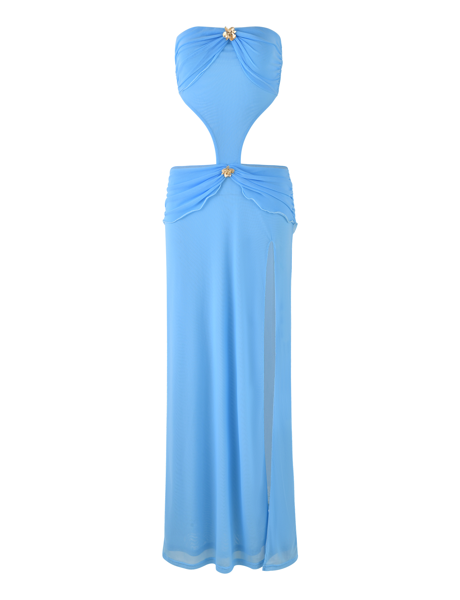 KYNLEE DRESS - BLUE : SKY BLUE  GEMMACHIC