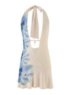 BROOKS DRESS - WHITE : CREAM : FLORAL  GEMMACHIC