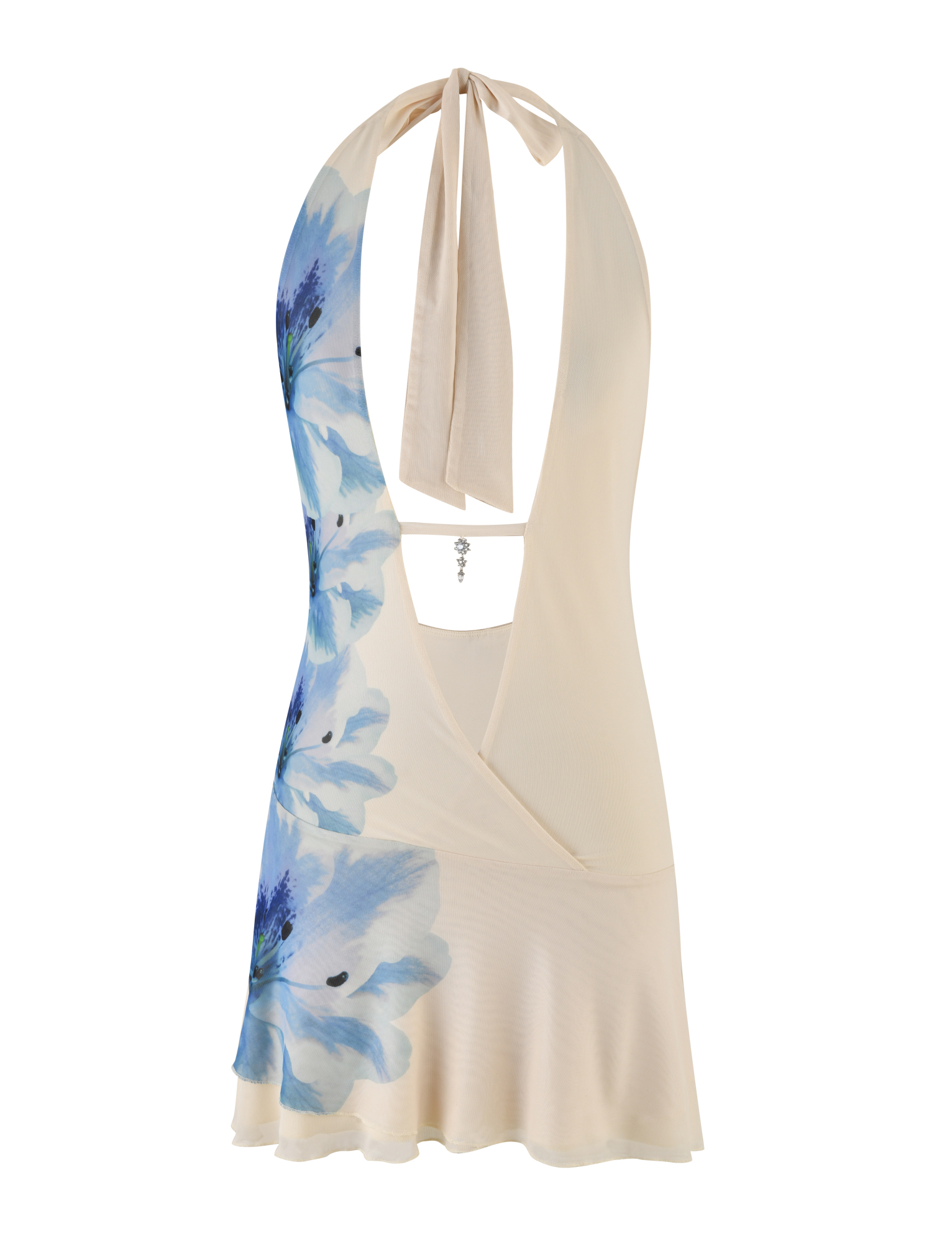 BROOKS DRESS - WHITE : CREAM : FLORAL  GEMMACHIC