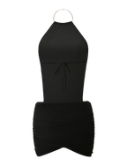 EVANNA MINI DRESS - BLACK  GEMMACHIC