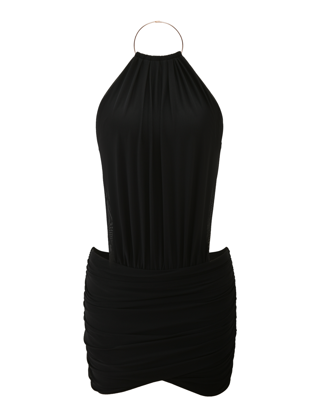 EVANNA MINI DRESS - BLACK  GEMMACHIC