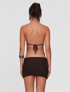 EVANNA MINI DRESS - BROWN : CHOCOLATE  GEMMACHIC