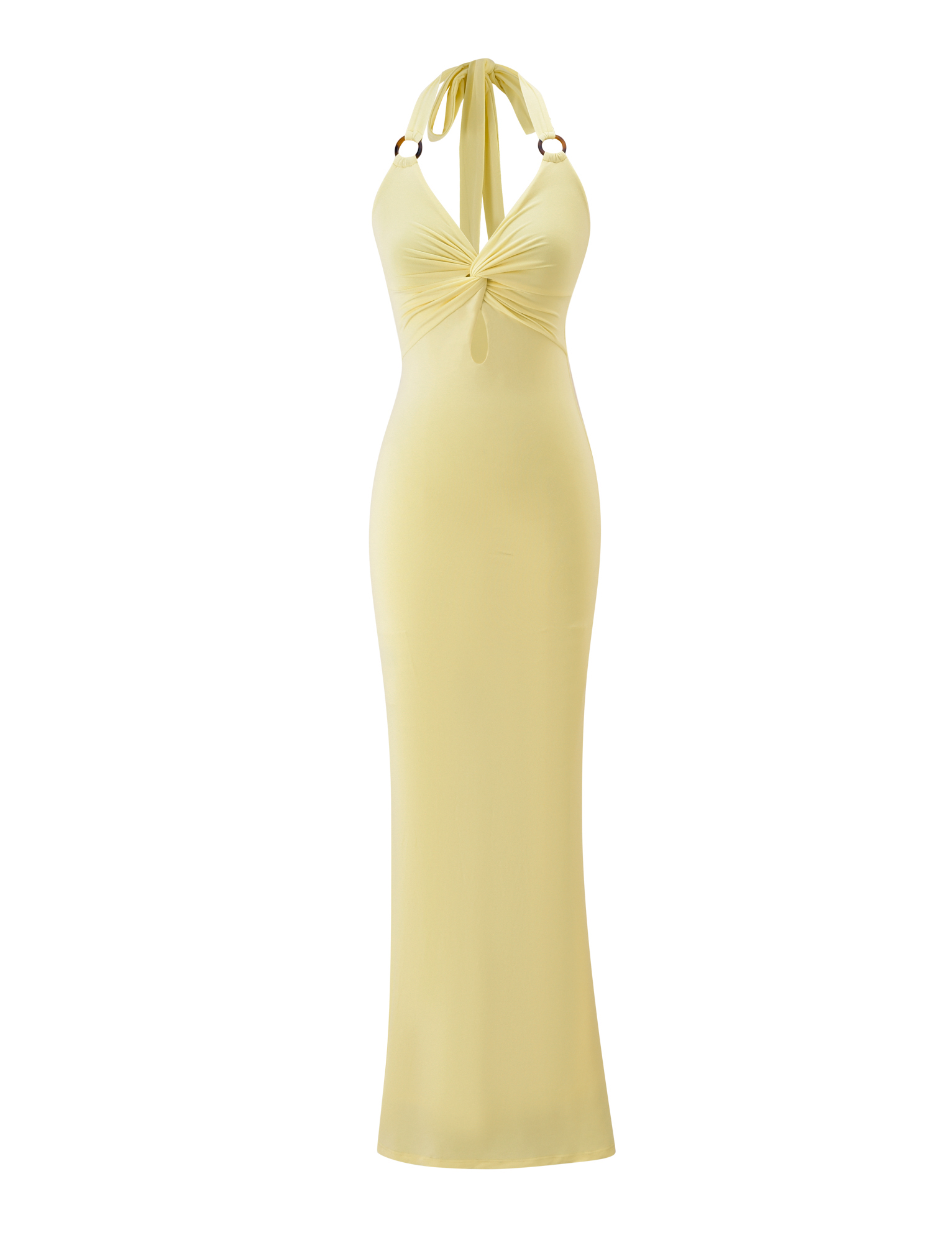 ZENEVA MAXI DRESS - LEMON  GEMMACHIC