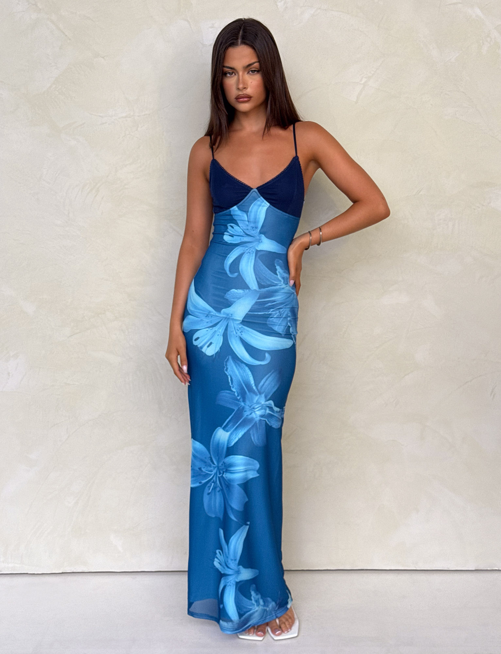 ALAINA DRESS - BLUE ORCHID  GEMMACHIC