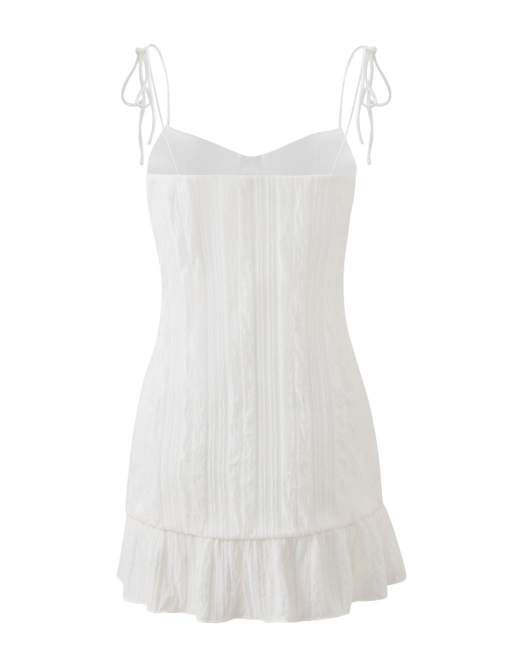 RANIA MINI DRESS - OFF WHITE  GEMMACHIC
