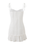 RANIA MINI DRESS - OFF WHITE  GEMMACHIC