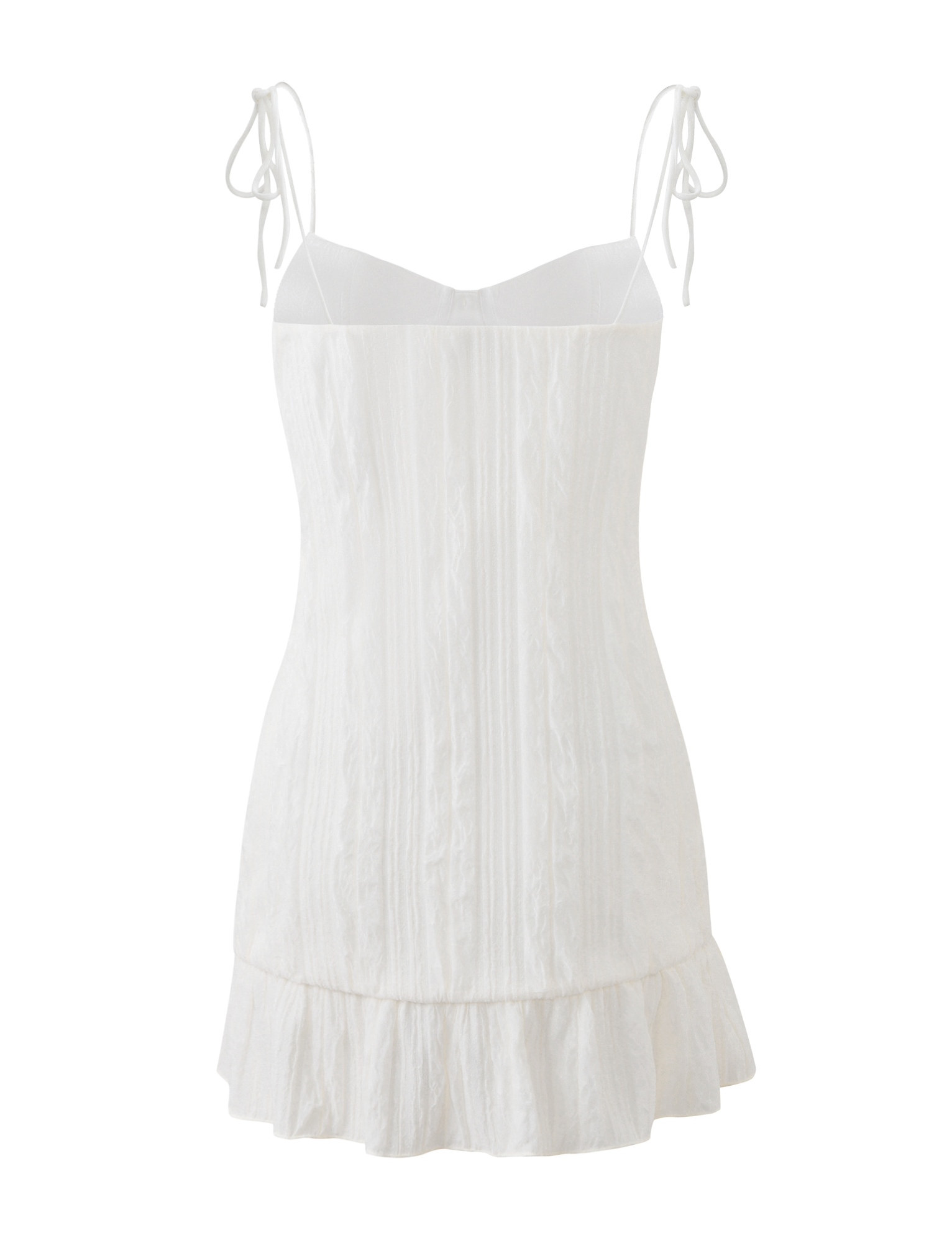 RANIA MINI DRESS - OFF WHITE  GEMMACHIC