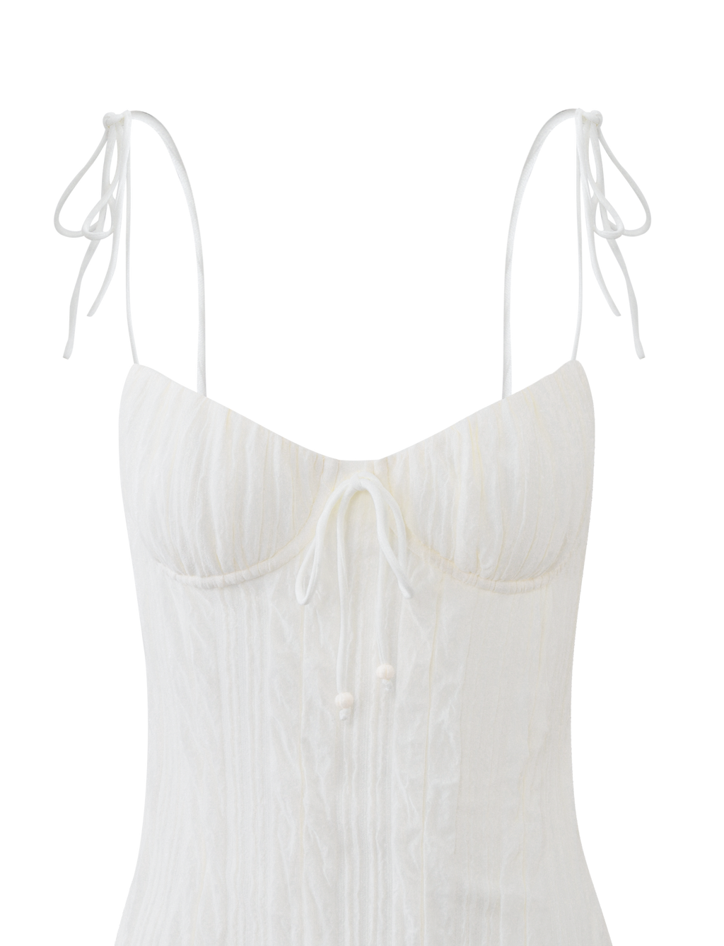 RANIA MINI DRESS - OFF WHITE  GEMMACHIC