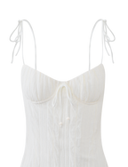 RANIA MINI DRESS - OFF WHITE  GEMMACHIC