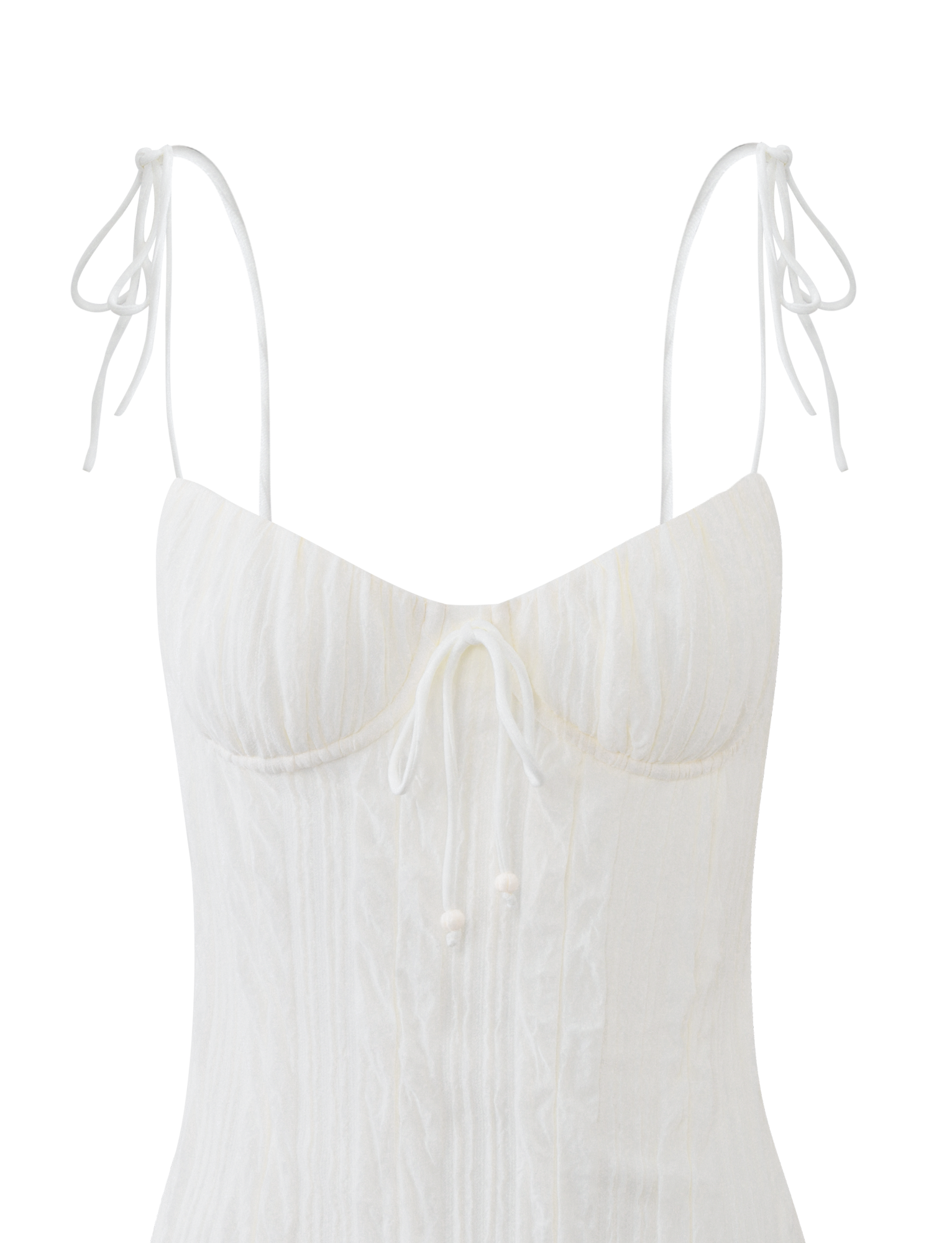 RANIA MINI DRESS - OFF WHITE  GEMMACHIC