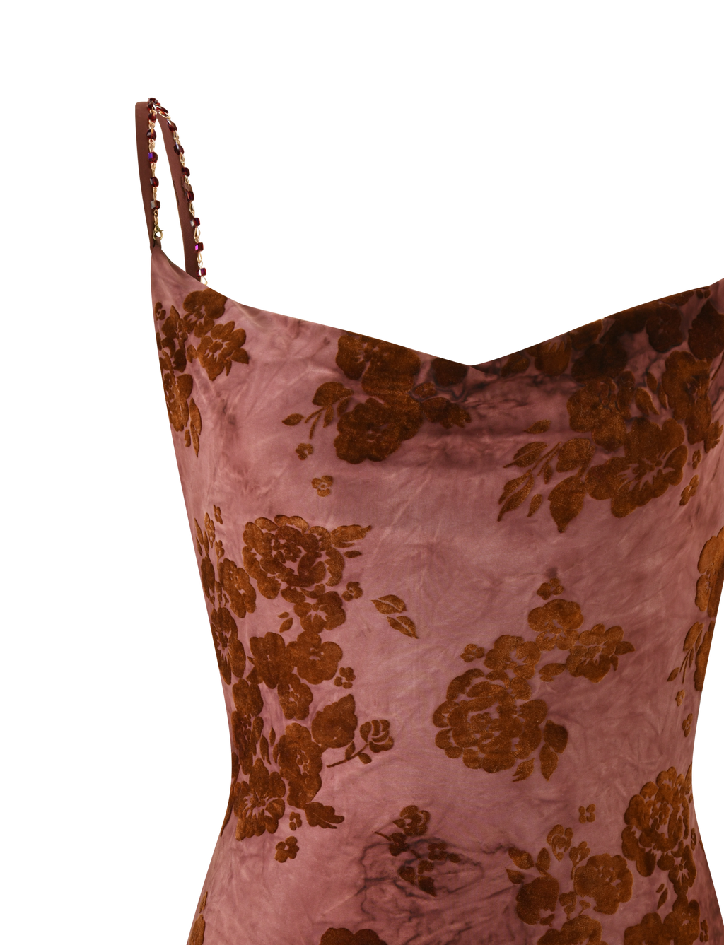 SPARROW MINI DRESS - CHOCOLATE BURNOUT  GEMMACHIC