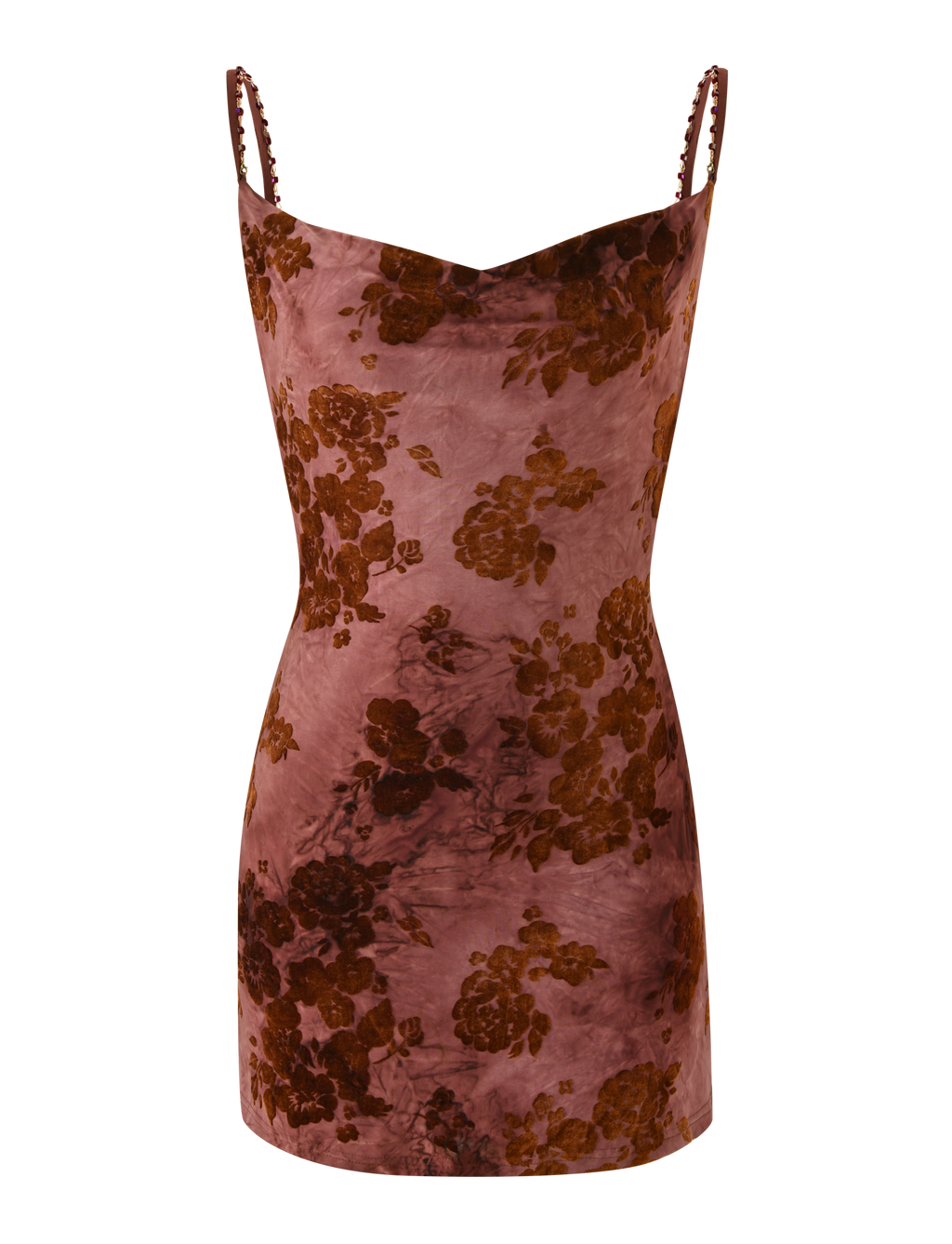 SPARROW MINI DRESS - CHOCOLATE BURNOUT  GEMMACHIC