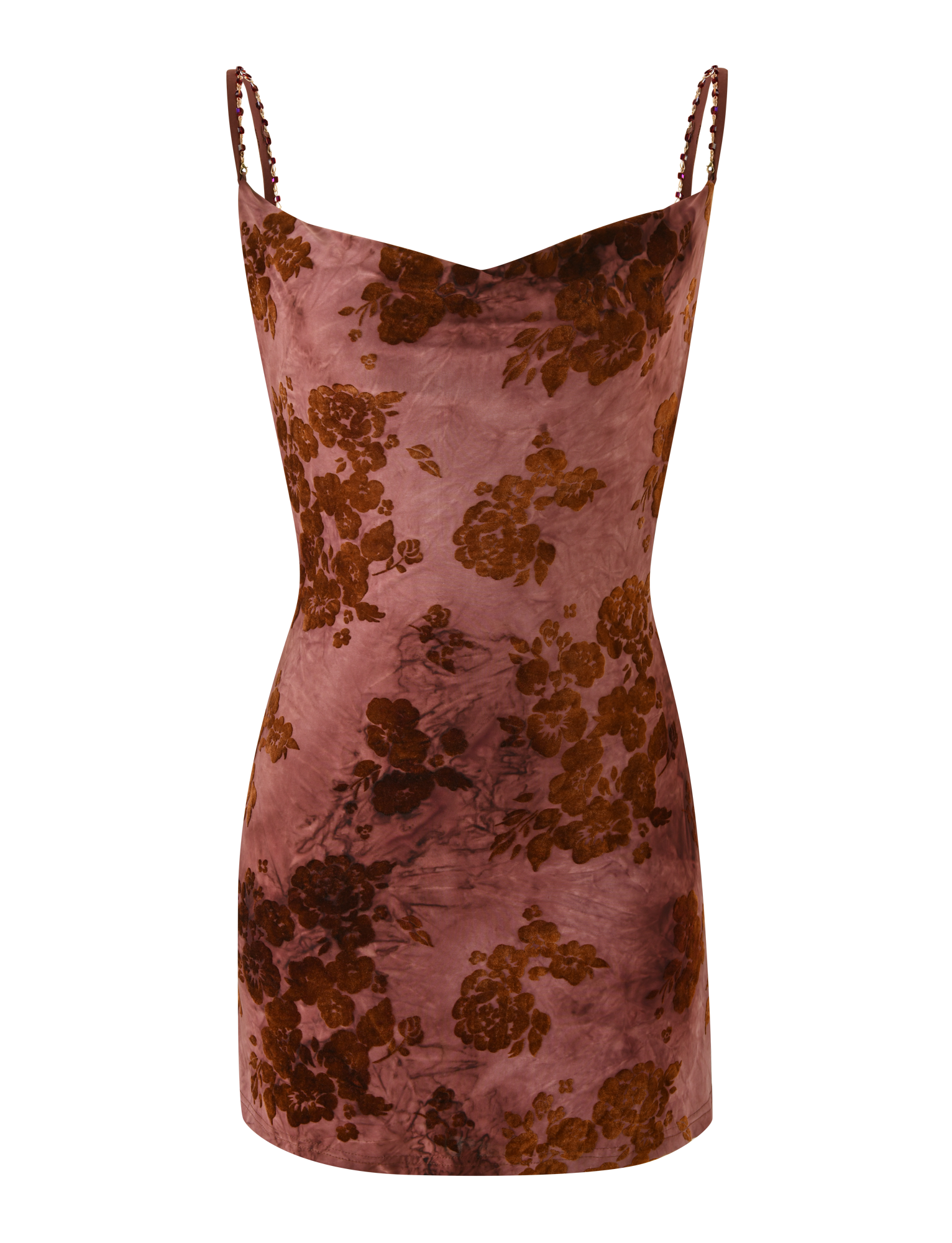 SPARROW MINI DRESS - CHOCOLATE BURNOUT  GEMMACHIC
