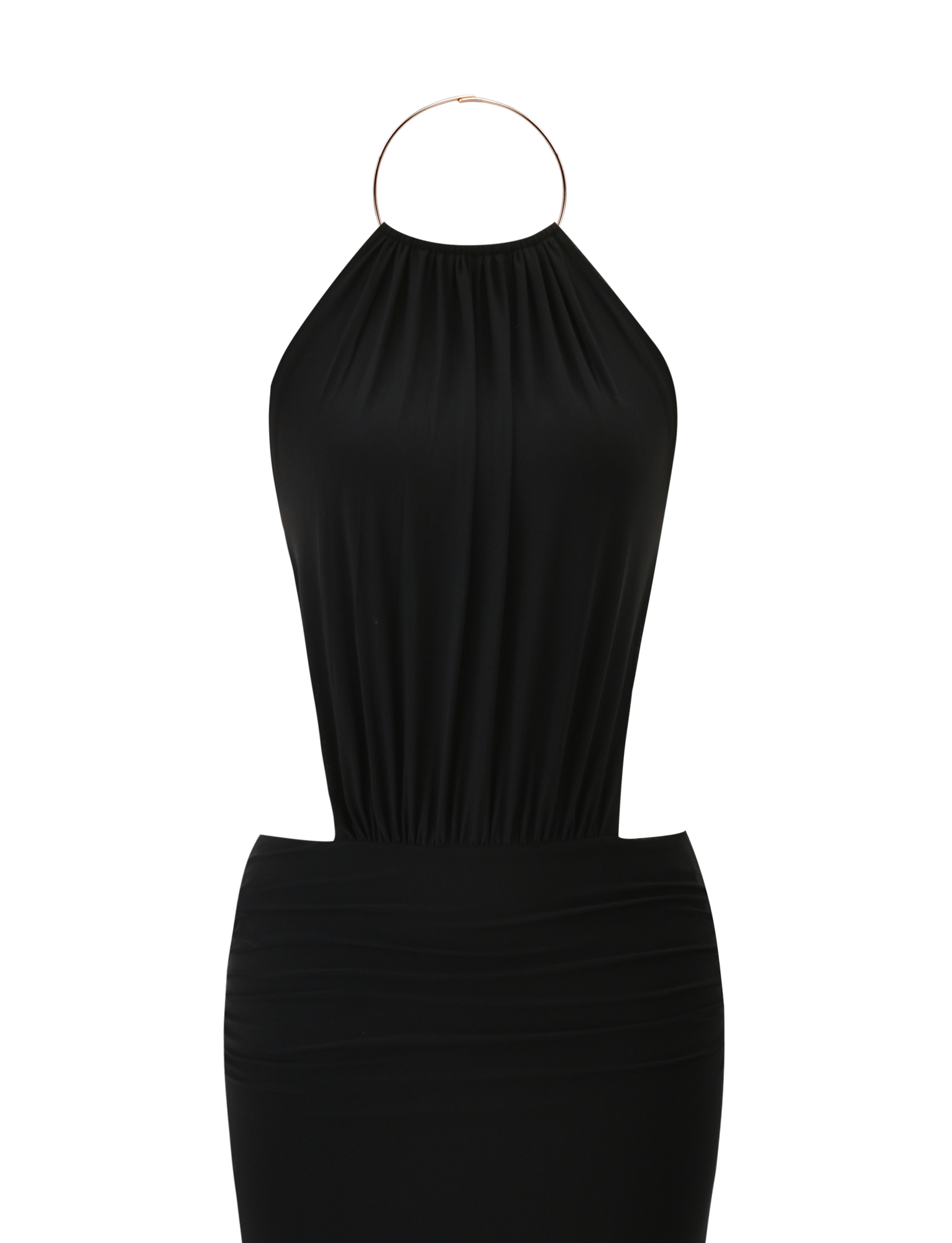 EVANNA MAXI DRESS - BLACK  GEMMACHIC