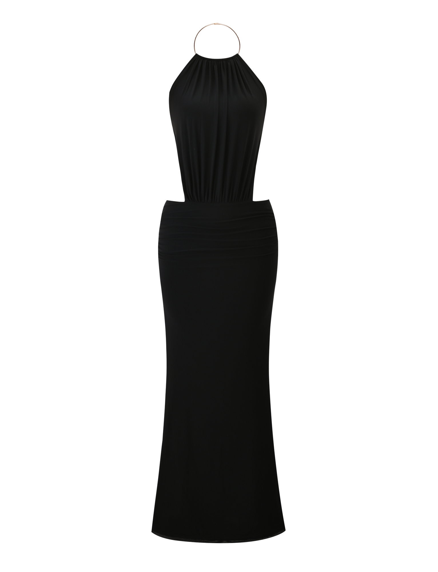 EVANNA MAXI DRESS - BLACK  GEMMACHIC